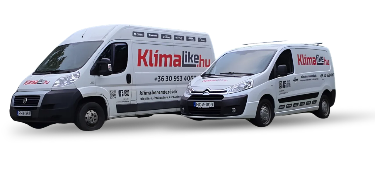 A KlímaLike két szervizautója