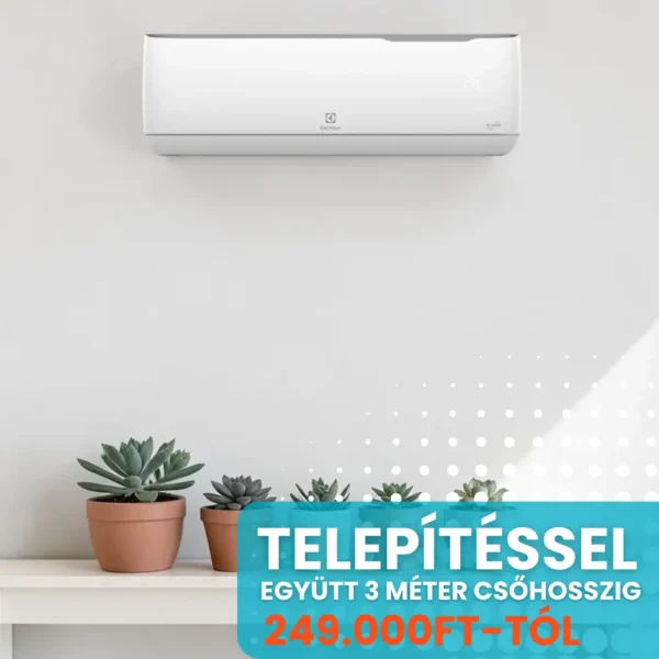 Electrolux EACS/I-12HEJ téliesített hűtő-fűtő klíma beltéri és kültéri egysége